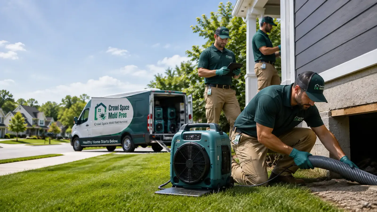 Crawl Space Mold Removal in Oak Ridge, NJ